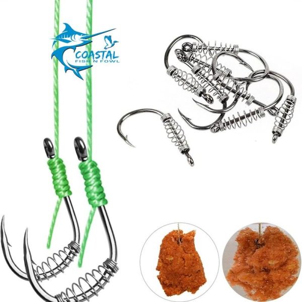 فنر نگهدارنده خمیر روی قلاب با کیفیت مناسب برای قلاب لنسر چوب چرخ ست ماهیگیری sp ring hook