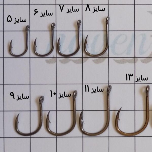 مجموعه قلاب ماهیگری به همراه جعبه بسته 65 عدد قلاب مختلف فولادی باکیفیت در سایز مختلف مناسب برای انوع ماهی ها