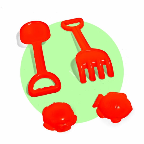 بازی ساحلی مک کویین پلاستیکی