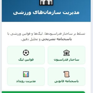 سوالات تستی مدیریت سازمان های ورزشی با جواب