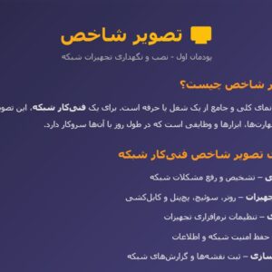 نمونه سوالات پودمان اول - نصب و نگهداری تجهیزات شبکه