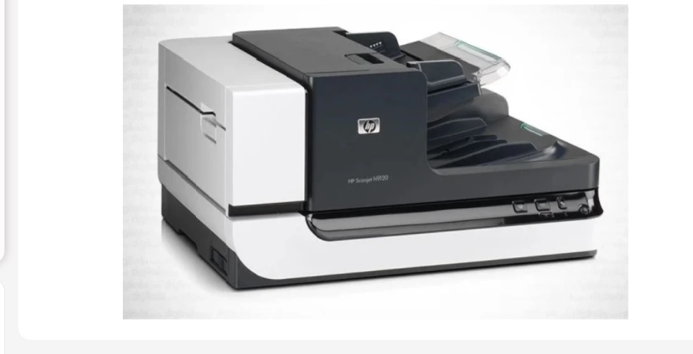 برنامه درایور اسکنر اچ پی مدل Scanjet Enterprise Flow N9120