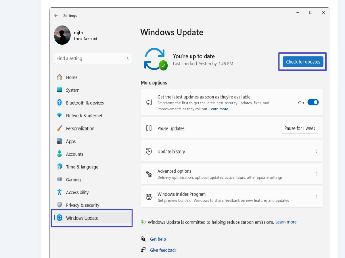 آموزش رفع خطای Windows Update 0x8024001E